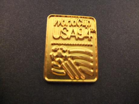 Worldcup voetbal USA 1994 goudkleurig logo